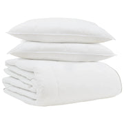 Piumone | Duvet Invernale con cuscino 3 pz Bianco Piuma d'anatra