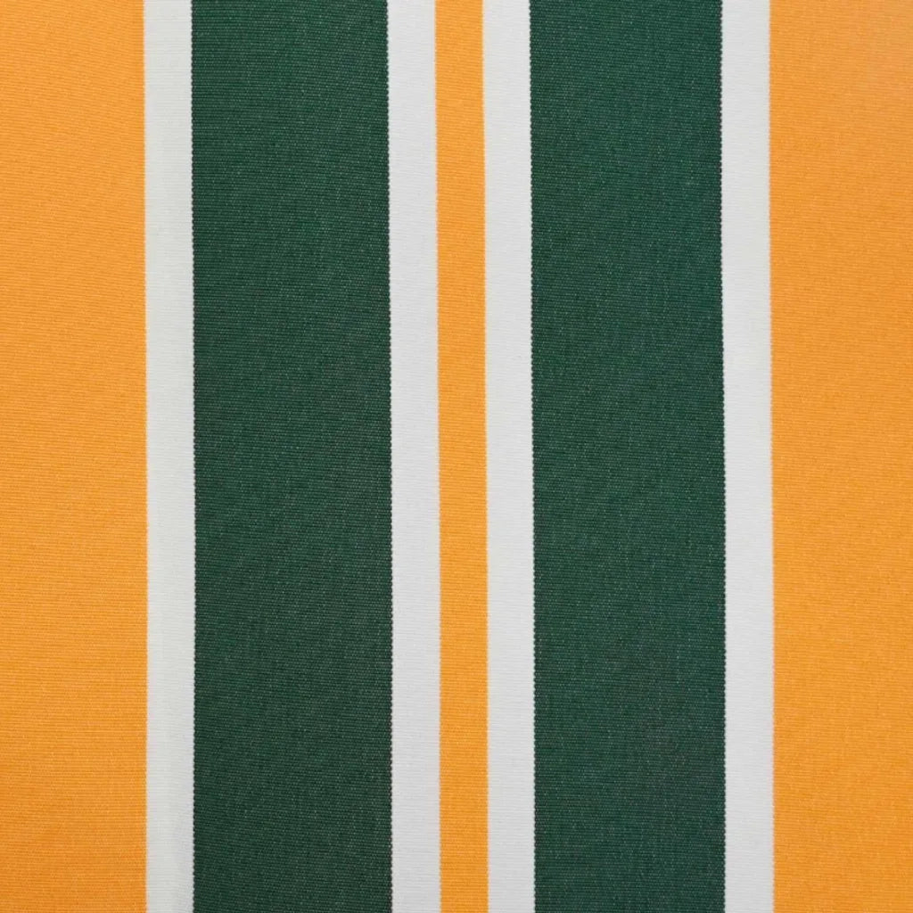 Tenda a Braccio Verde e giallo 280 x 20 cm Tela 42000800