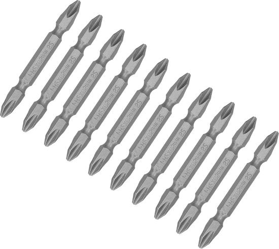 Bits per foratura a magneti 65mm PH2 - trapano elettrico a testa doppia S2 - rosso - per trapano a manovella - Yosoo123