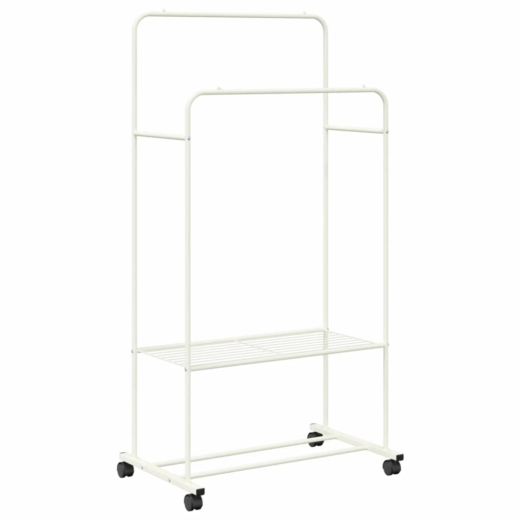 Stendibiancheria con lo scaffale Bianco 80 x 53 x 156 cm 42021357