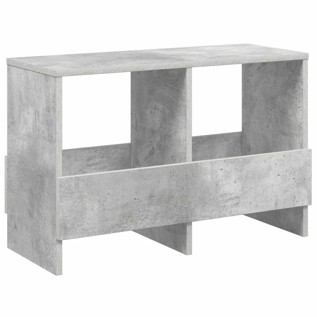 Scaffale per riviste Grigio cemento 68,5 x 30 x 45 cm 890987