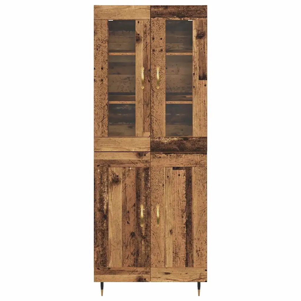 Credenza 2 pcs Legno vecchio Legno multistrato 3415717