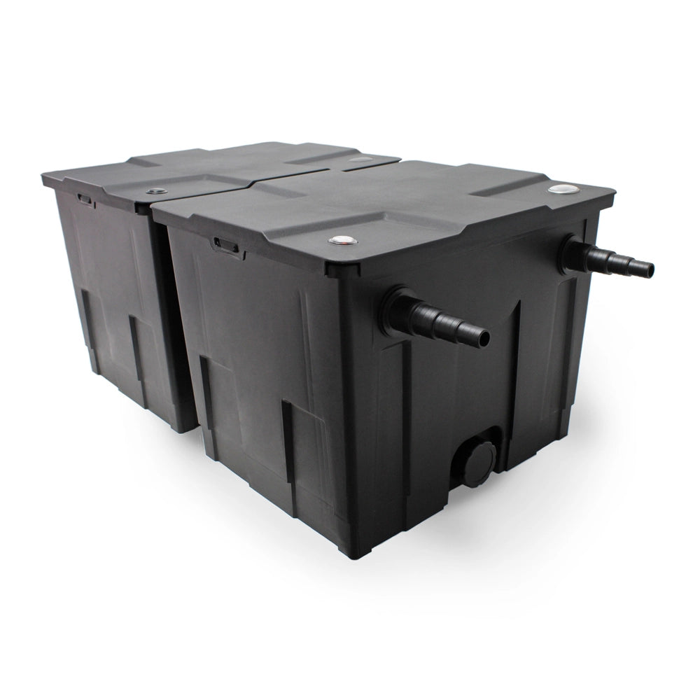 Set Filtro 60000l Chiarificatore laghetto 36W Pompa NEO8000 70W Tubo 25m Skimmer