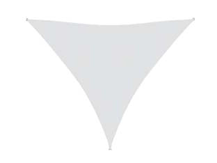 VELA OMBREGGIANTE HDPE TRIANGOLARE BIANCA  mt.5x5x5    VETTE