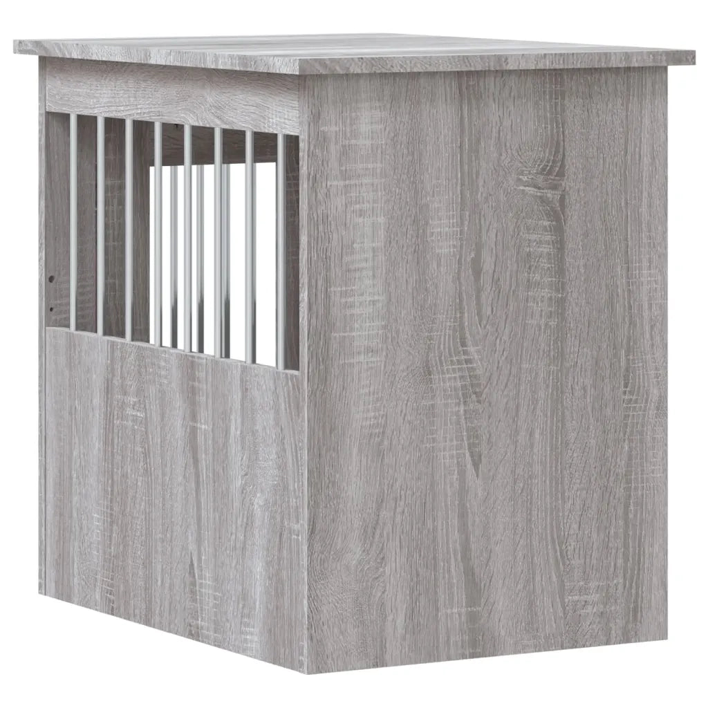 Gabbia Cani da Arredamento Grigio Sonoma 45x62x59cm Multistrato 838314