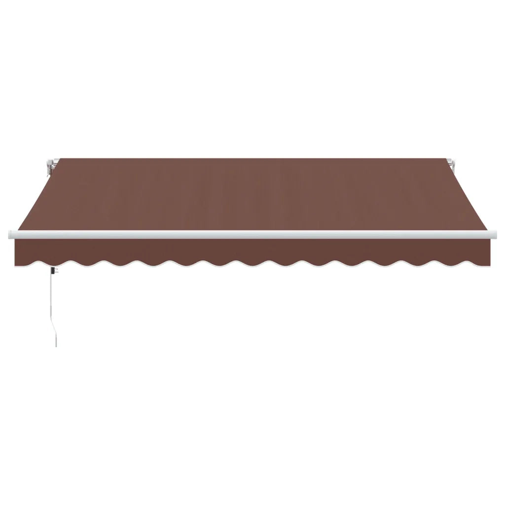 Tenda da Sole Retrattile Automatica Marrone 350x250 cm 3310205
