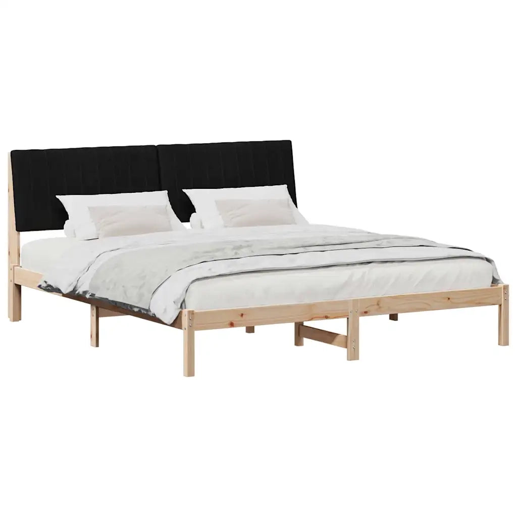 Letto matrimoniale | Letto per adulti | Struttura del letto Marrone 180 x 200 cm Pino massello