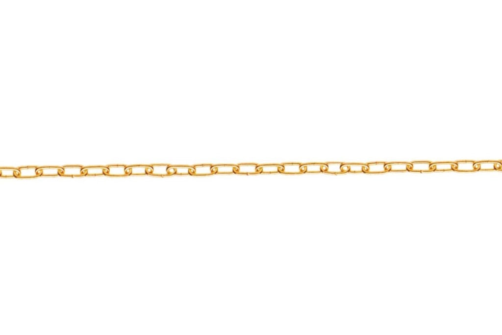 Catenella Ad Anelli Ottone 10X6X1,3 Lunghezza 2 Metri Set 5 Pezzi - Masidef