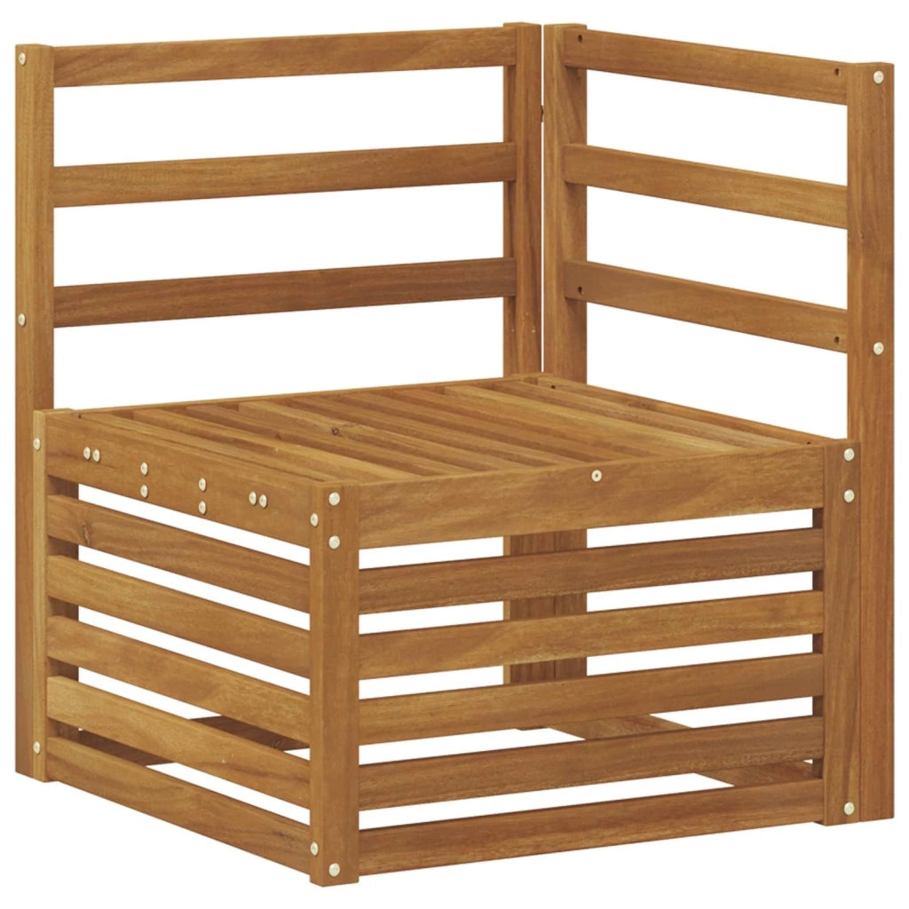 Set divani 7 pcs Naturale Legno di Acacia Massello 3374459