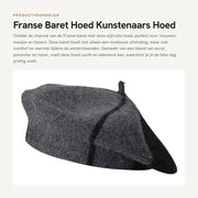 Cappello leggero francese - Stile a quadri - Cappello caldo - Misura unica 56-58 cm