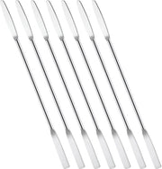 Spatola per laboratorio da 7 pezzi - Acciaio inossidabile - Estremità a doppio filo - 15 cm - Ideale per cosmetici - Lavorazione precisa - Spatola
