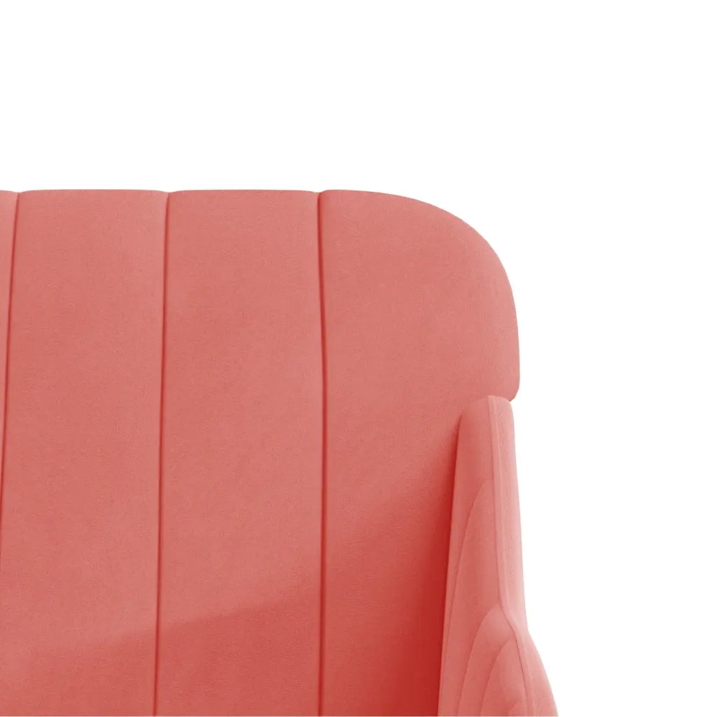 Panca Rosa 110x76x80 cm in Velluto 351467