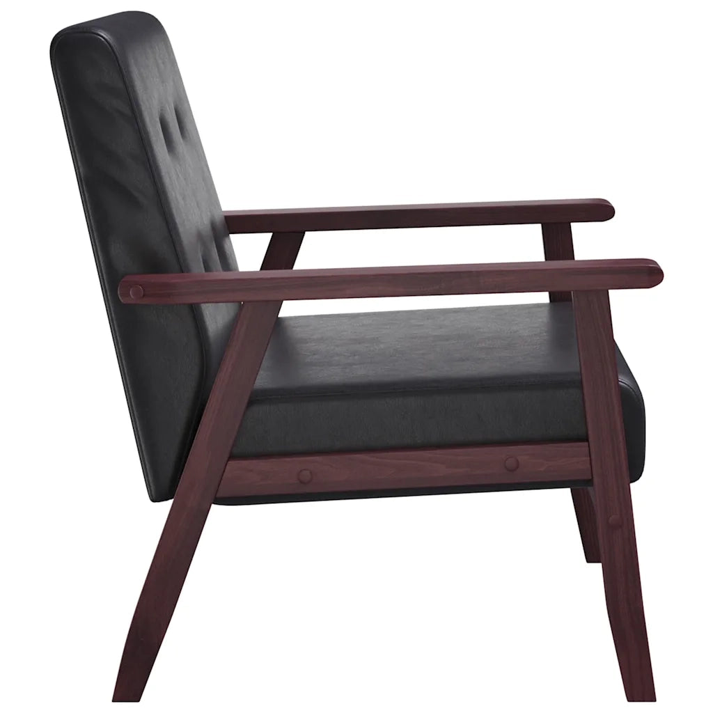 Poltrona Nera in Similpelle 248641
