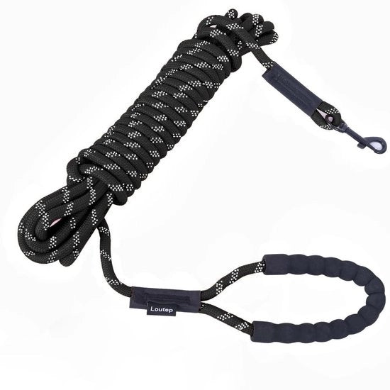Cintura di allenamento 3/5/10/15/20/25/30 metro - Cinturino per cani - Nylon duraturo - Maniglia morbida - Gancio rotante 360 gradi - Ideale per la formazione - Cinturino per cani