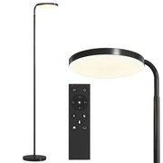 Lampada da terra LED regolabile con telecomando magnetico ¨C Minimal ¨C nero, metallo