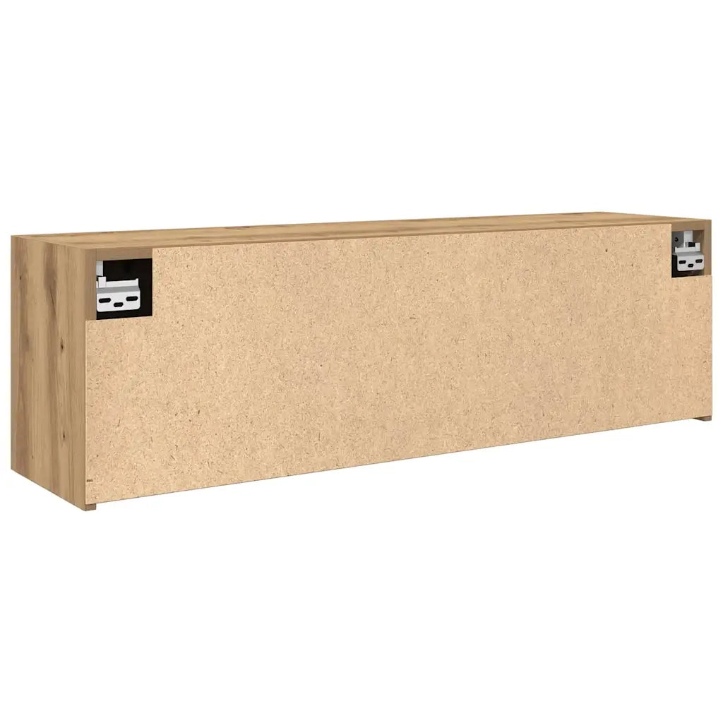 Mobiletto da bagno a parete pratico e di design 100 x 25 x 30 cm mobile multifunzionale in legno di rovere ingegnerizzato realizzato artigianalmente 02_0051292