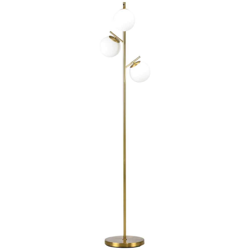Lampada da terra ¨C Minimal ¨C vetro dorato