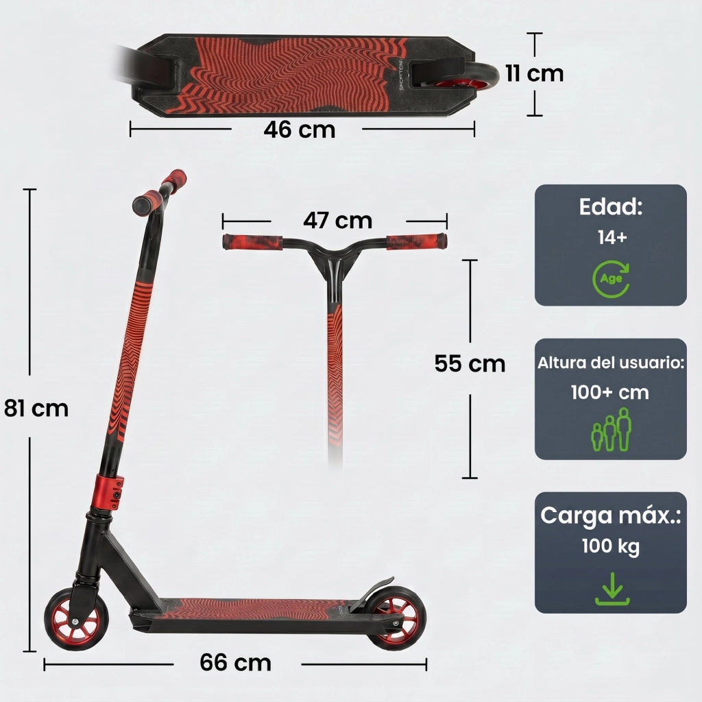 Pattinette Freestyle ¨C Minimal ¨C Rosso