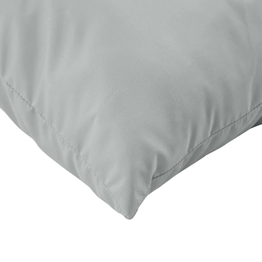 Cuscini per Pallet 2 pz | Cuscini per sedie Grigio Chiaro M¨¦lange in Tessuto