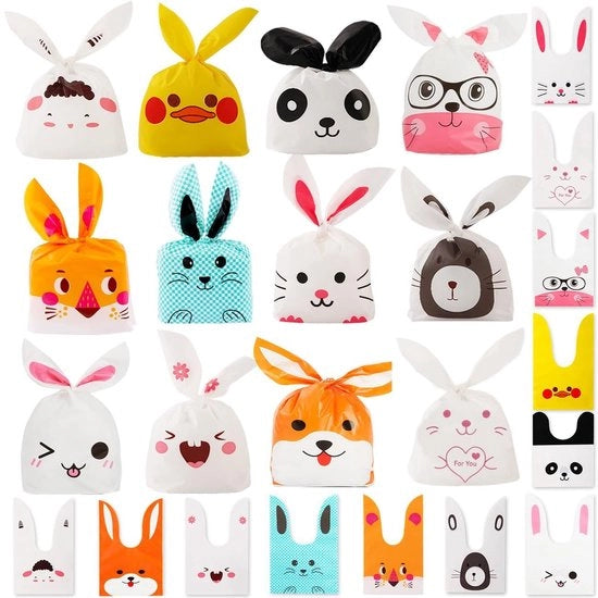 Confezioni di regalo per animali 60 pezzi - confezioni per conigli - confezioni regalo - confezioni di compleanno - animali - materiale EVA duraturo - 13,5 x 22,5 cm