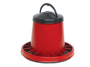 MANGIATOIA CON GRIGLIA ANTISPRECO FISSA PER AVICOLI WINNI- - kg. 3 di capienza misure ø mm.290x240h. - 10 pezzi