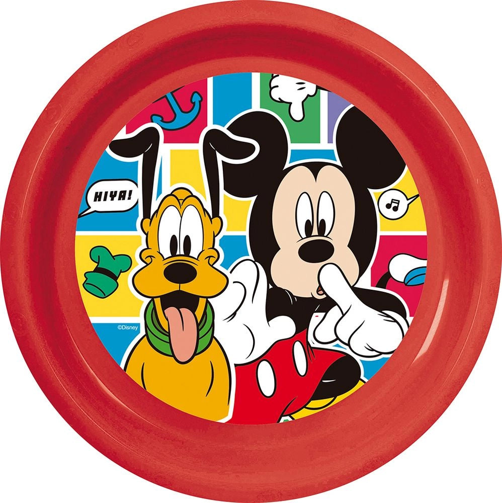 Piatto Piano in plastica Mickey Mouse Disney