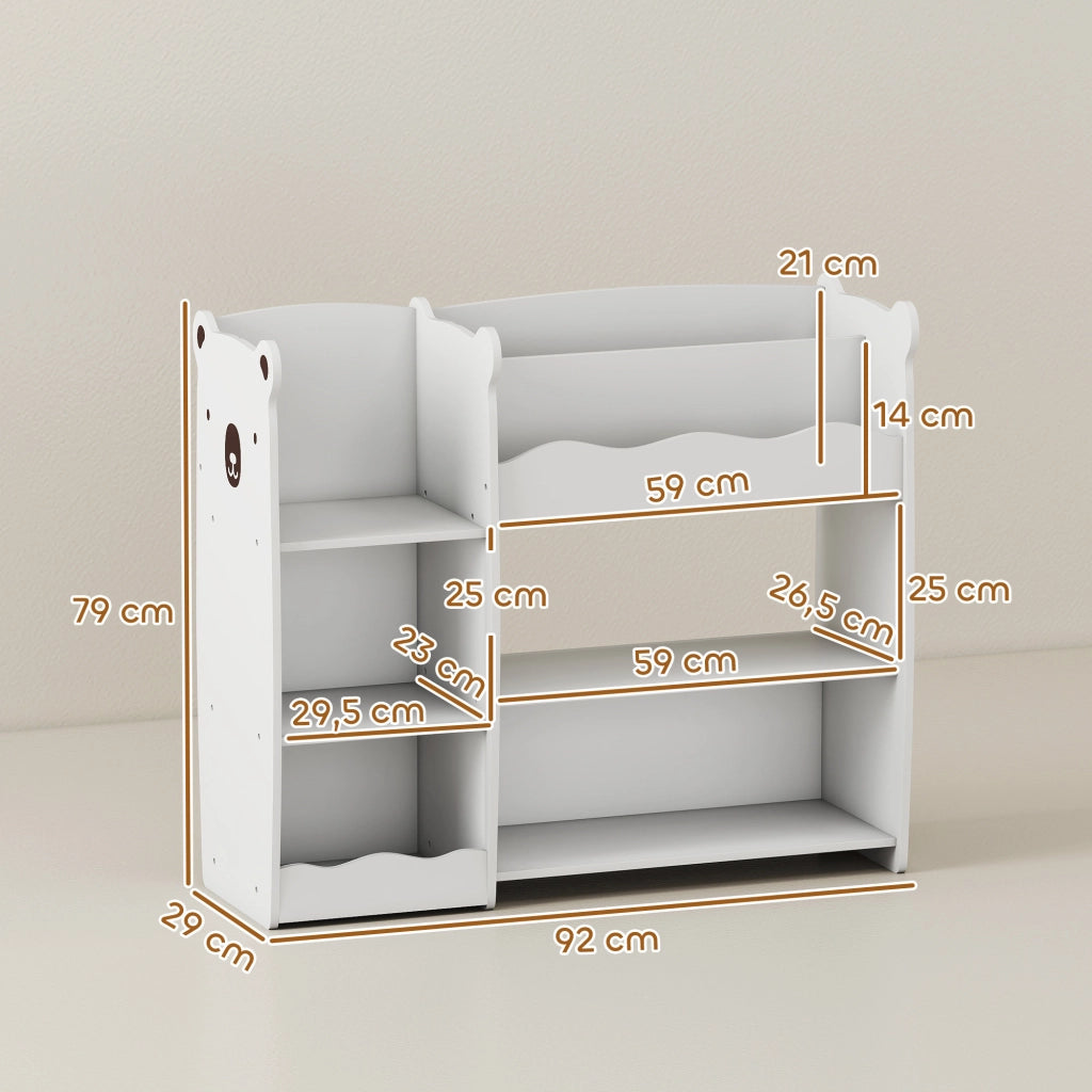 Scaffale Bambini con Ripiani Aperti ¨C Minimal ¨C Bianco