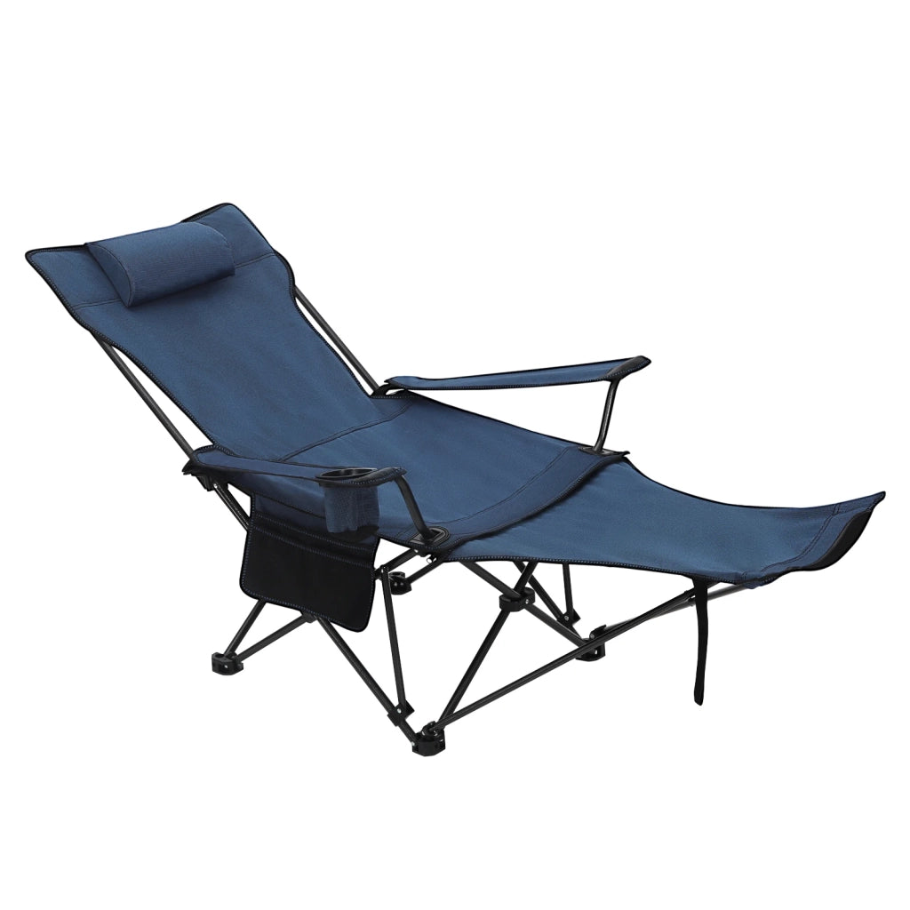 Sedia da campeggio portatile sedia da pesca con poggiapiedi estesibile sedia ergonomica pieghevole sedia da trekking sedia da tempo libero
