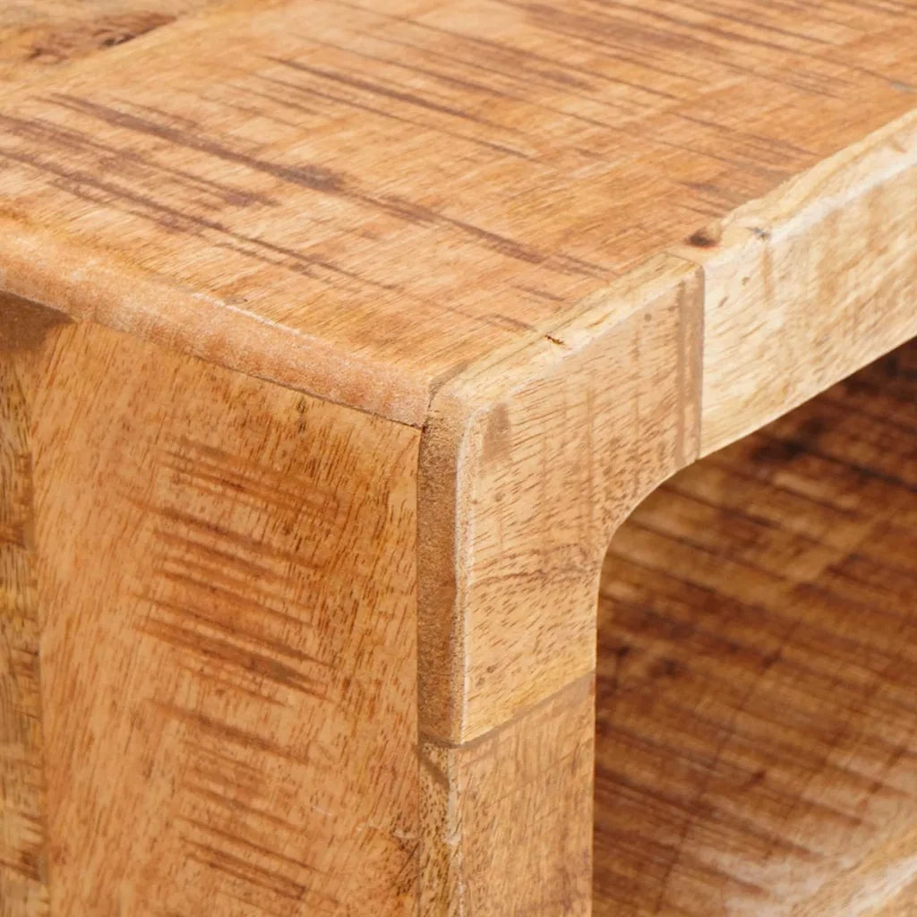 Tavolo da Trucco con specchio Marrone Legno di mango massello 4104565