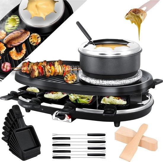 Fonduta Elettrica Multifunzione per Molti Utenti