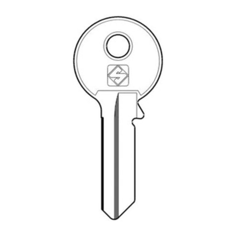 SILCA VI081 CHIAVE PROFILO OTTONE- 10,0 pz