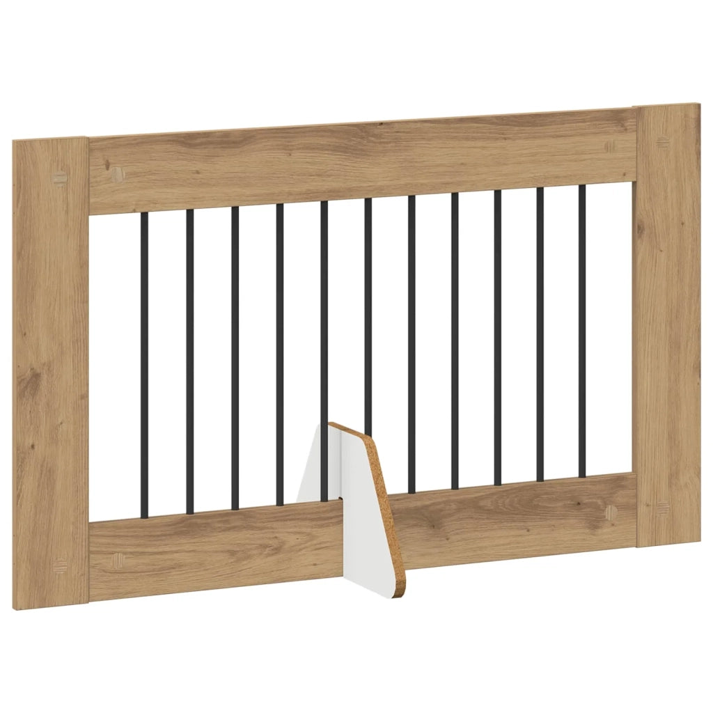 Cancello per cani pieghevole con supporti 6 pz 602 cm 892126
