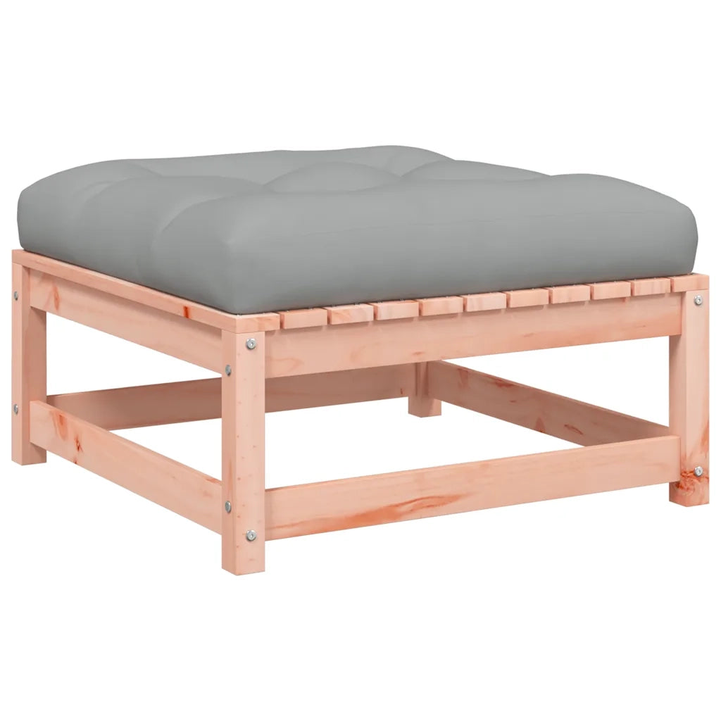 Divano da Giardino Senza Braccioli con Cuscini e Poggiapiedi-Sofa da Giardino-Divano da esterno 993993
