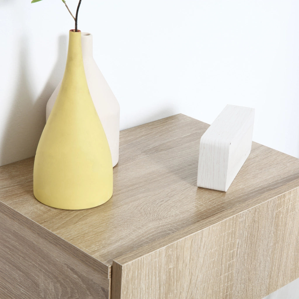 Comodino a sospensione moderno con cassetto ¨C Minimal ¨C 40x30x15 cm