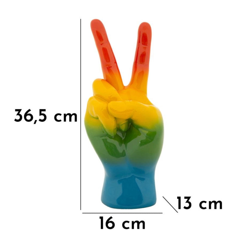Mano Rainbow Vittoria cm 16x13x36,5