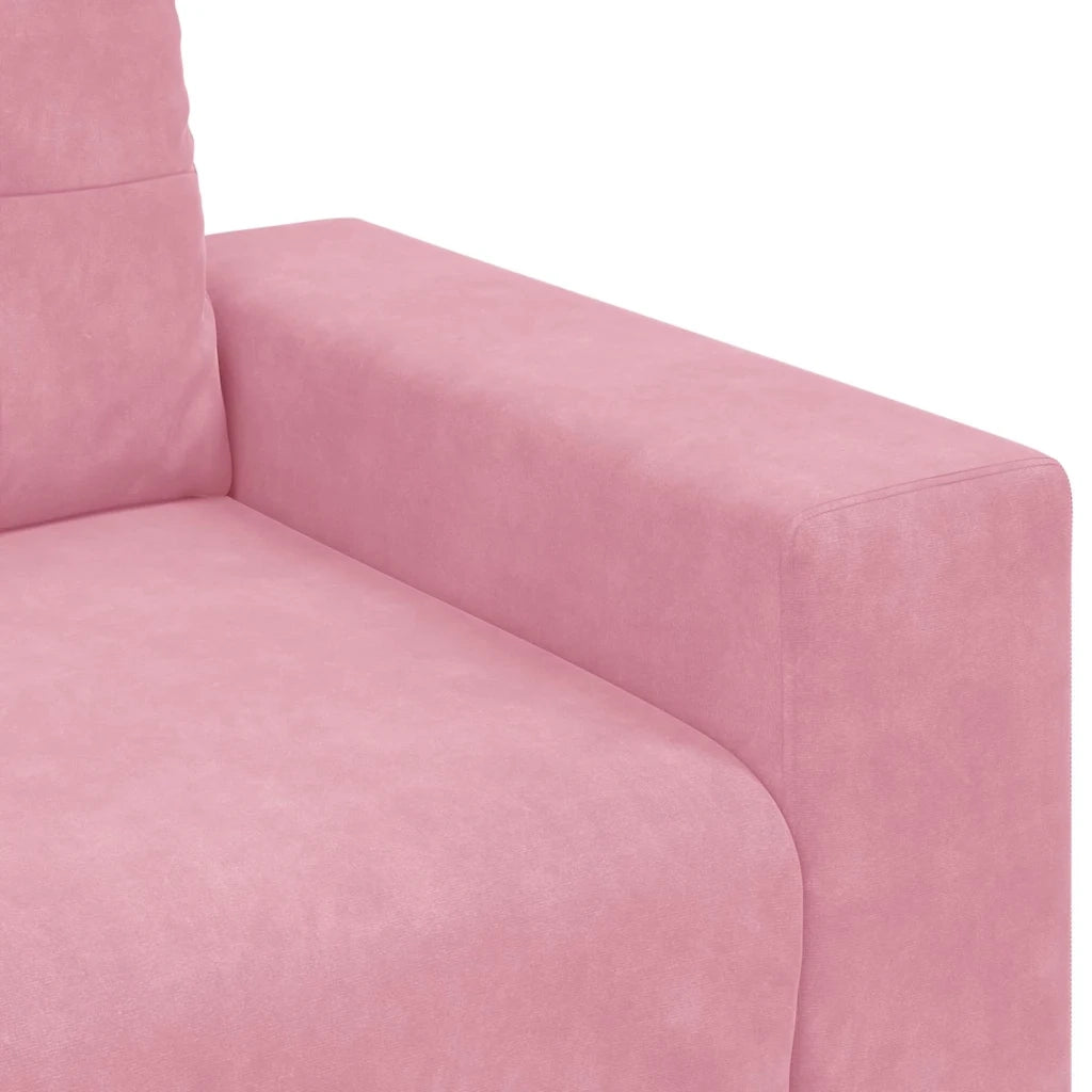 | Divano a due posti | con cuscino Rosa Velluto 4105113