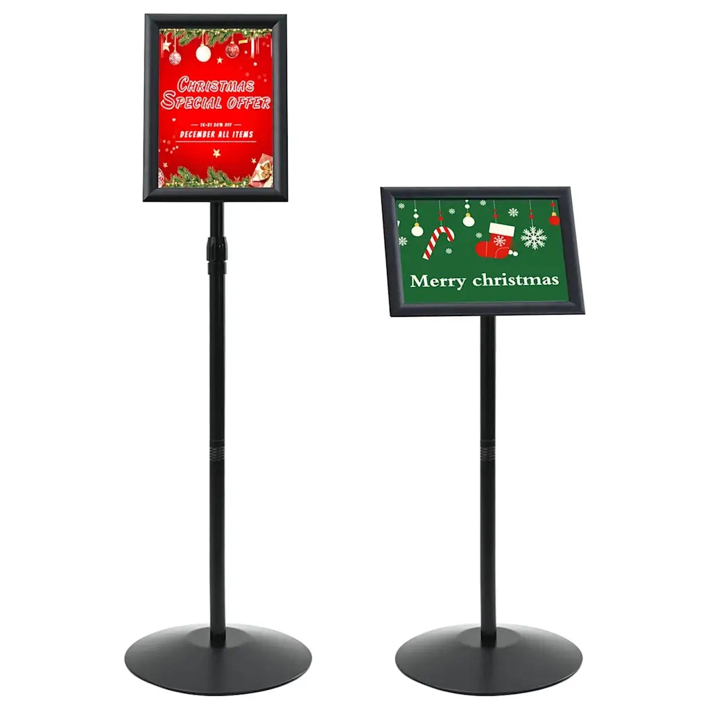 Supporto Poster a Piedistallo Argento a4 PVC e Acciaio 42020976