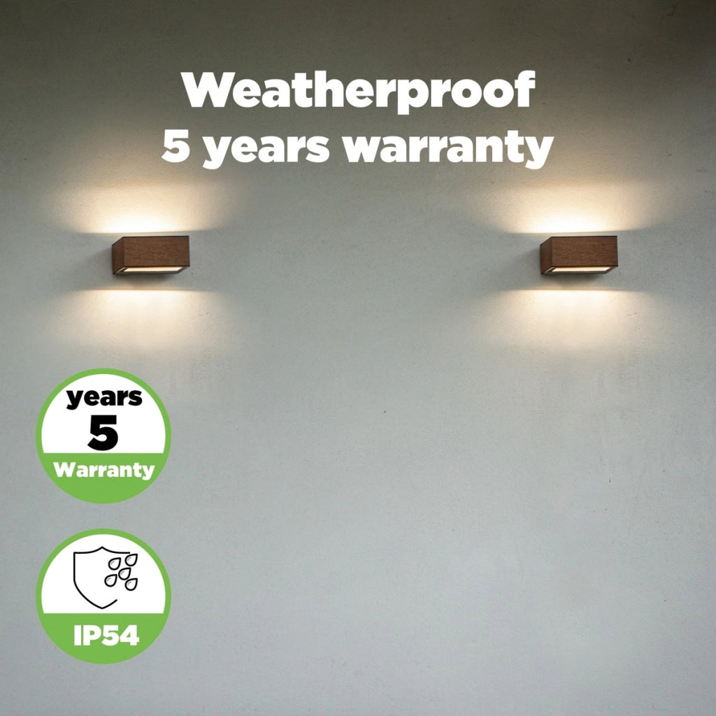 Applique esterna GEMINI antracite LED 10,5W IP54 Lutec