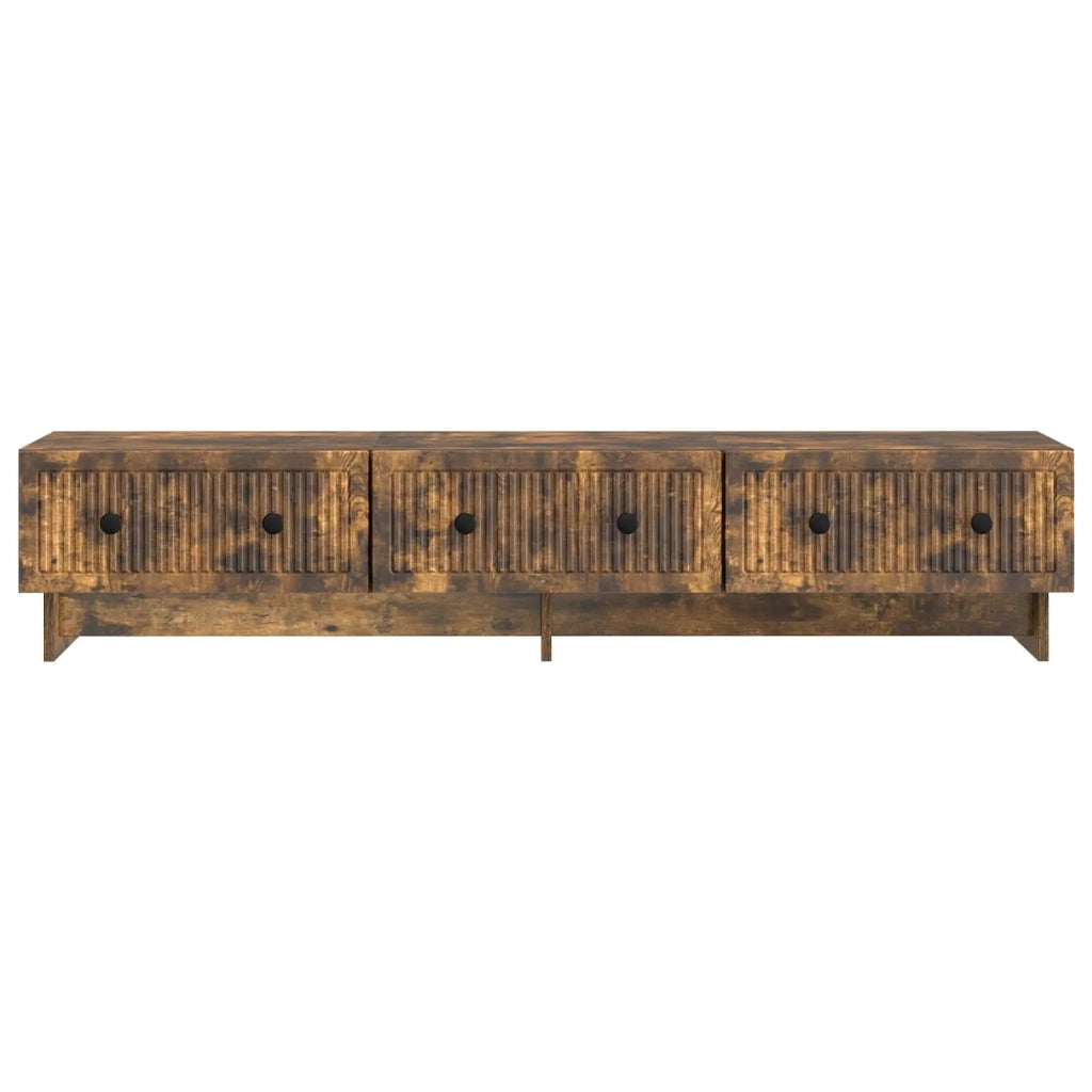 Mobile TV | Armadietto TV | Mobile Porta TV Rovere Fumo 147 x 34,5 x 30 cm Legno ingegnerizzato