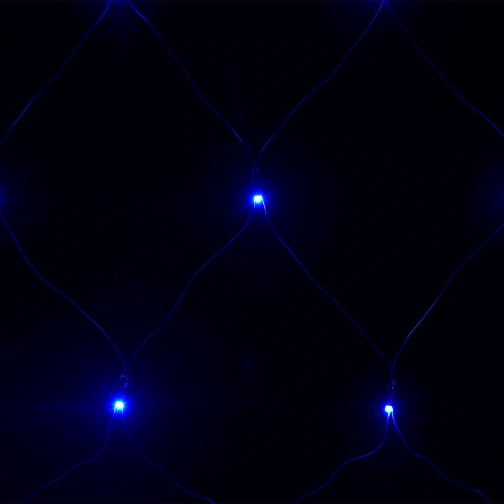 Luci di Natale a Rete Blu 3x3m 306 LED Interni Esterni 328780