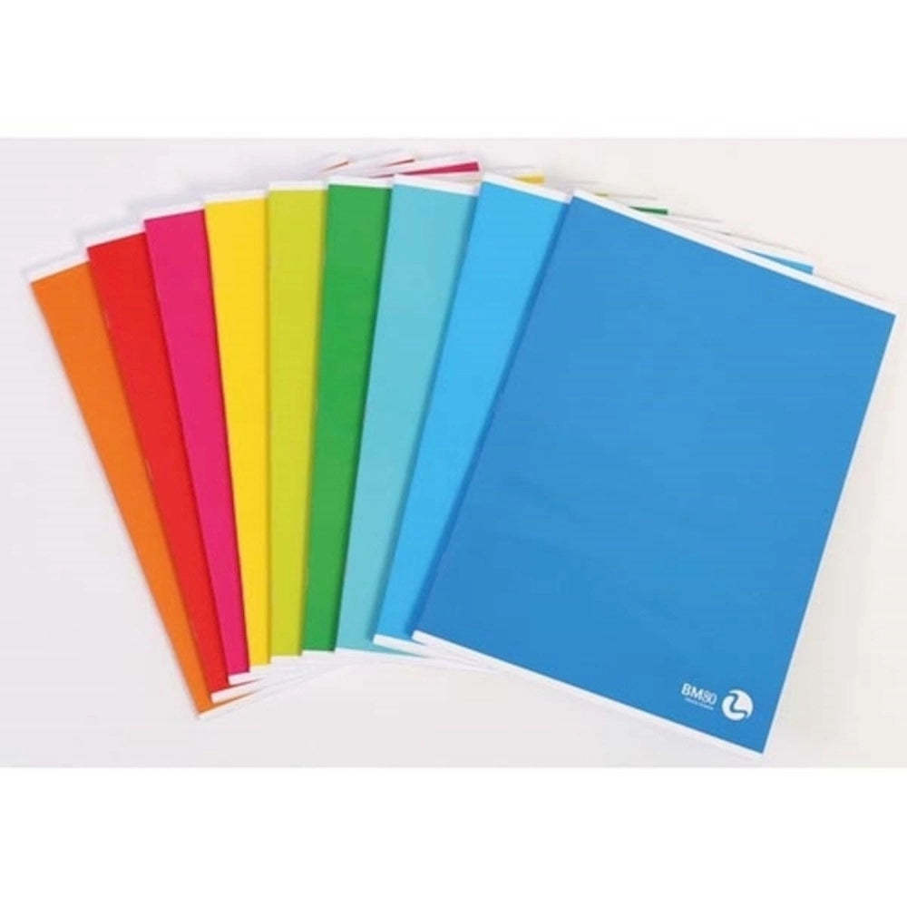 Trade Shop - Set 4 Pezzi Quaderni Quaderno Maxi A4 Righe Riga C 4 5 Elementari Medie 80g 80+r -
