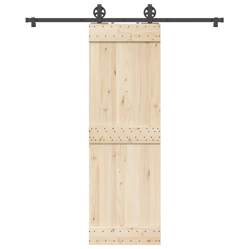 vidaXL Kit di Binari per Porte Scorrevoli 183 cm Acciaio Nero