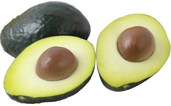 5 Avocadi Artificiali - Decorazione Veristica per Casa e Feste