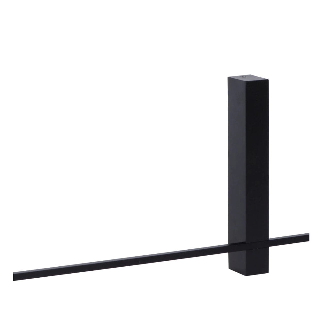 Applique Lucide Segin LED 10W 2700K nera in alluminio