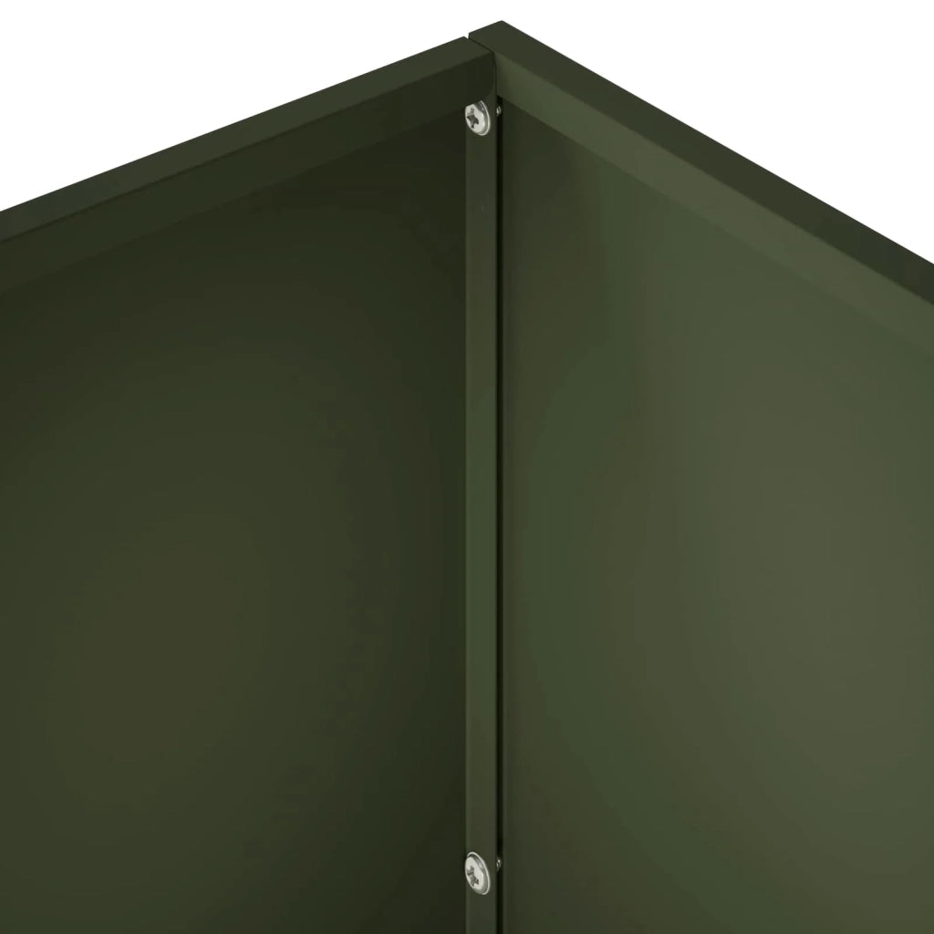 Vaso da giardino Verde Oliva 60 x 30 x 50 cm 8005574