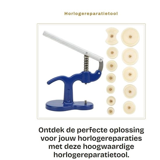 Kit di riparazione orologeria professionale - 12 pezzi - Materiale di lega duraturo - Fatto a mano - Adatto per la riparazione orologeria - Attrezzatura orologeria