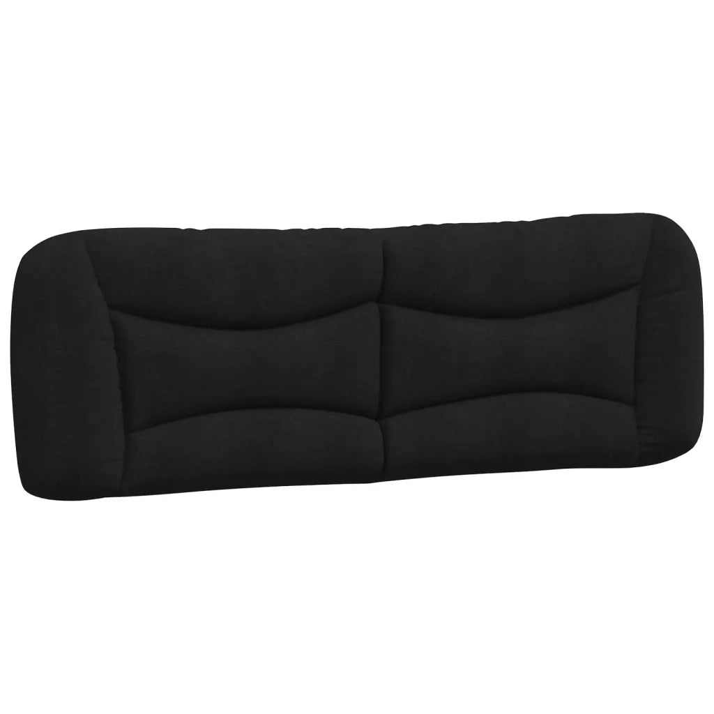 Cuscino Testiera Hvar Nero 160 cm in Tessuto 374590