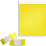 100 pezzi di cinture di accesso idrorepellenti per controllo e sicurezza negli eventi - 19 x 255 mm (giallo)