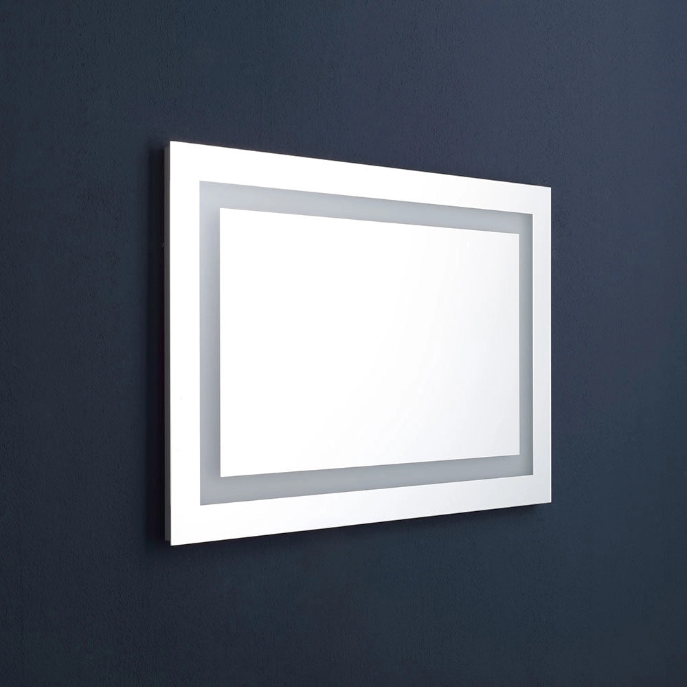 Specchio bagno 90x60 a led touch reversibile