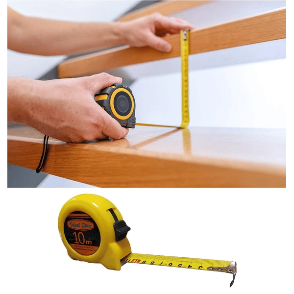 FLESSOMETRO IN ABS IDEAL STAR mt 3x19 mm - IDEAL STAR
